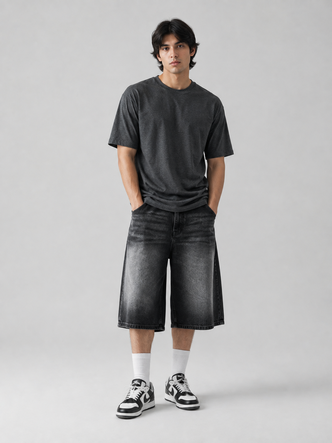 Basic T-Shirt - Regular Urban Charcoal