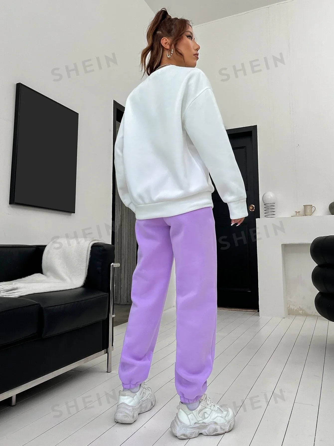 Purple BROOKLYN Printed 2 Pieces Co-Ord Sets For Women