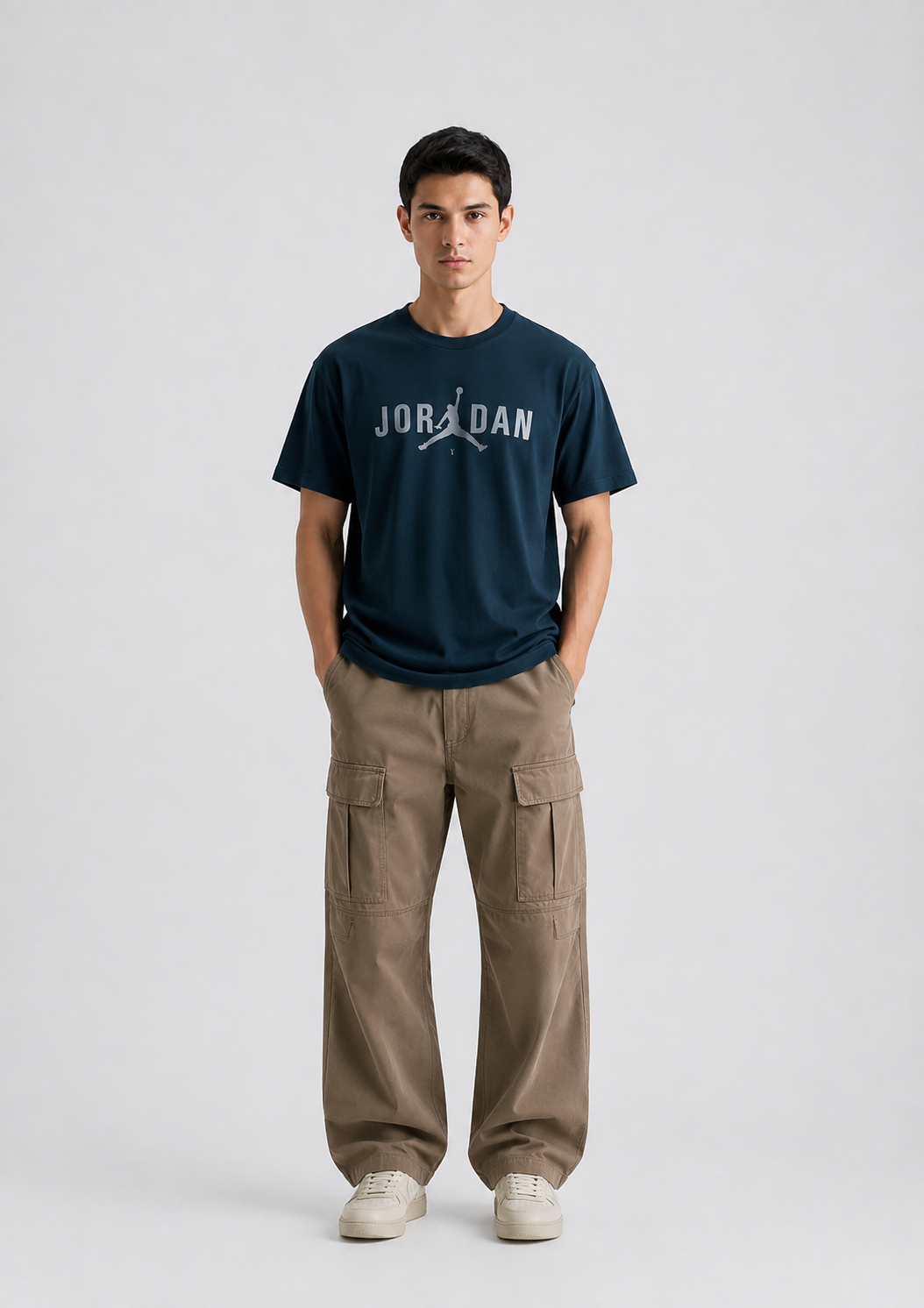 Embossed T-Shirt - Regular Signal Blue