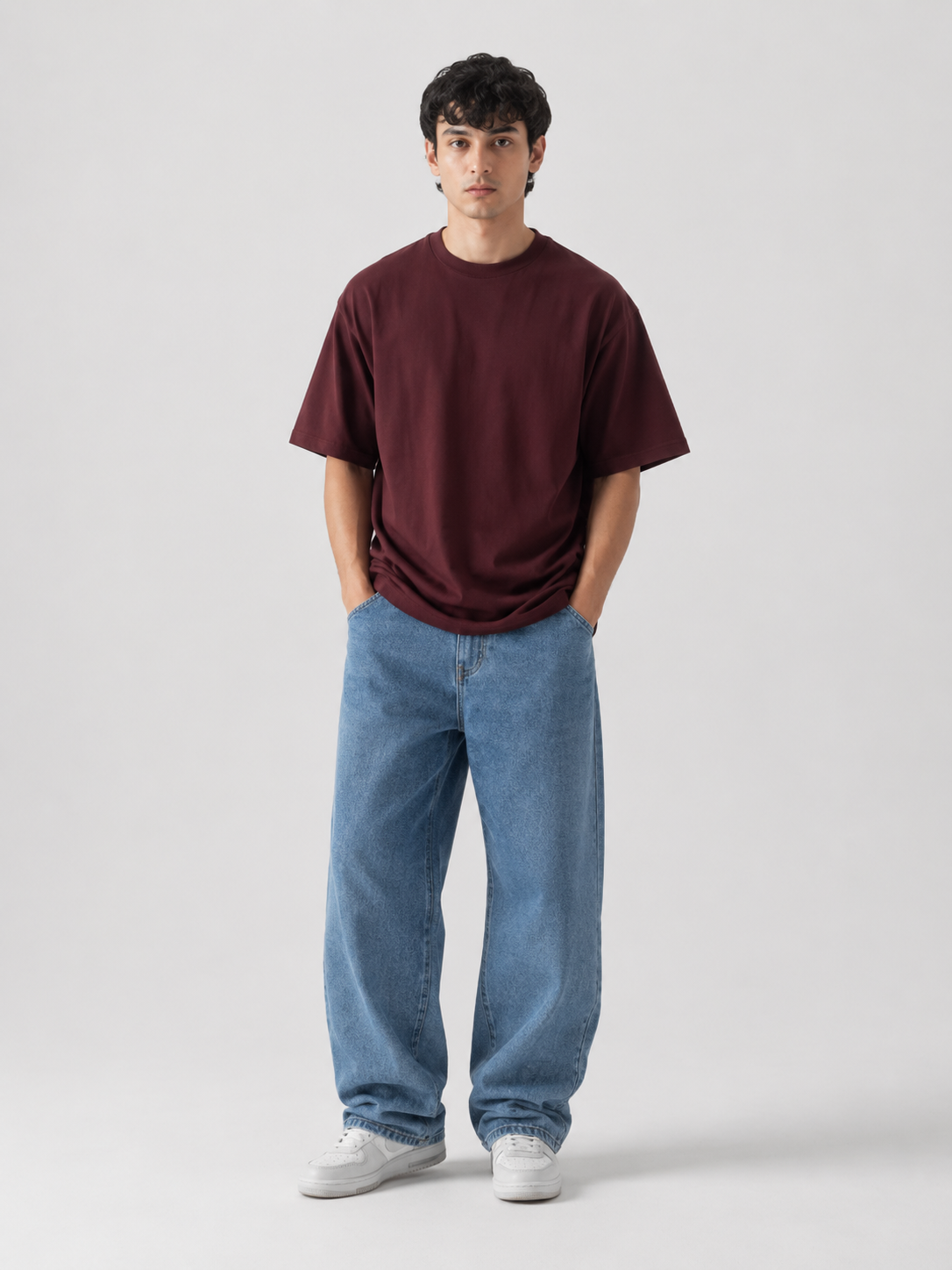 Basic T-Shirt - Regular Maroon