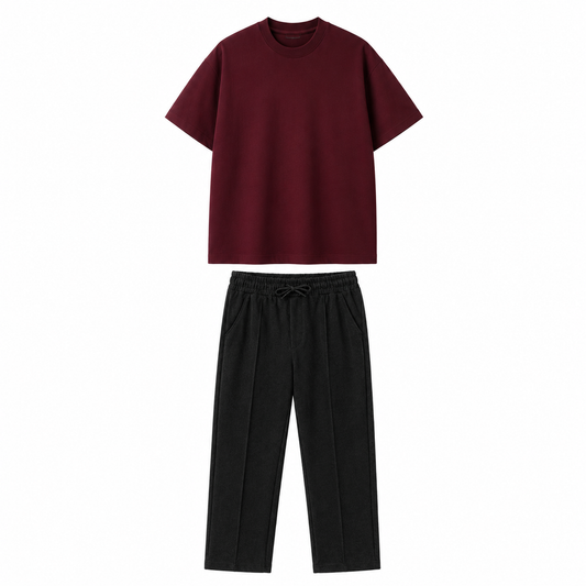 Burgundy Noir Set