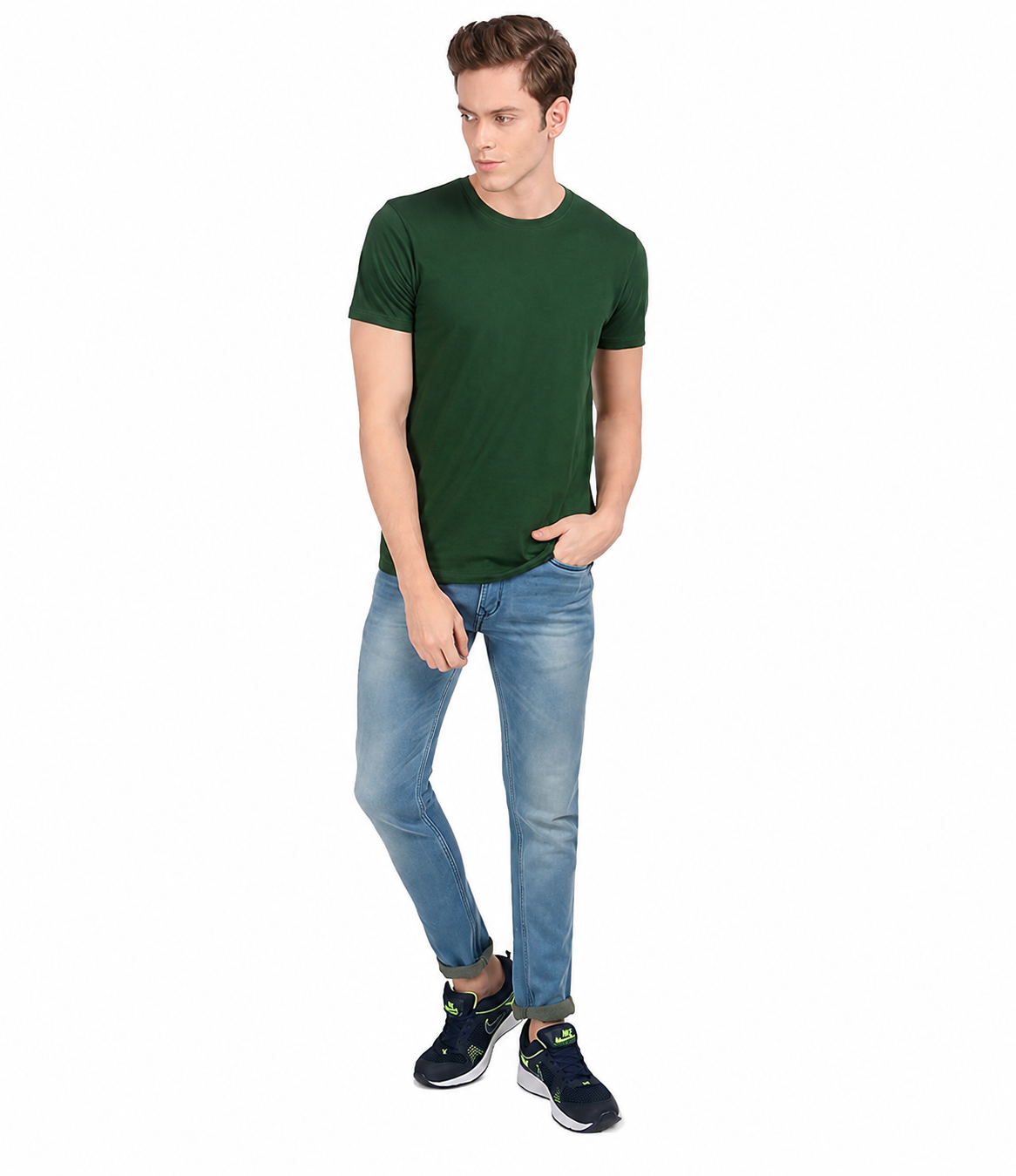 Basic T-Shirt - Regular Forest Green