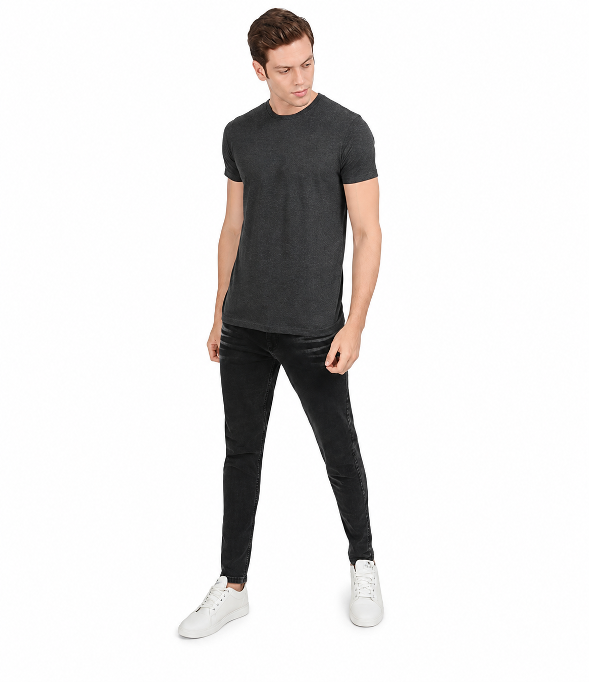 Basic T-Shirt - Regular Urban Charcoal