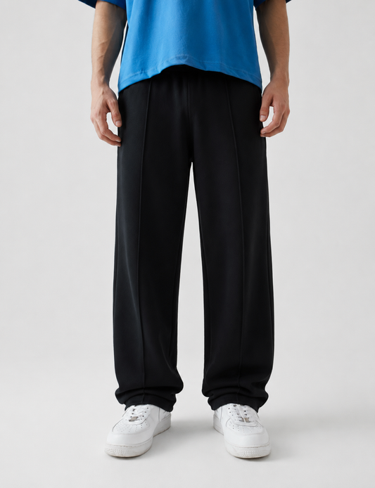 Black Pleated Trouser