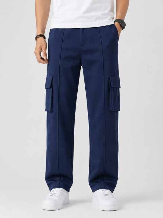 Navy Blue Pocket Cargo Trouser