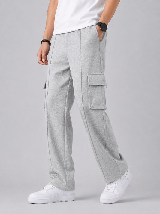 Grey Pocket Cargo Trouser