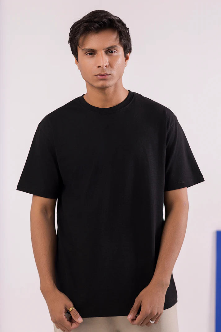 Basic T-Shirt - Regular Midnight Black