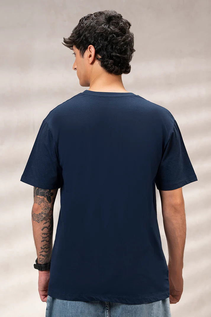 Basic T-Shirt - Regular Navy Horizon