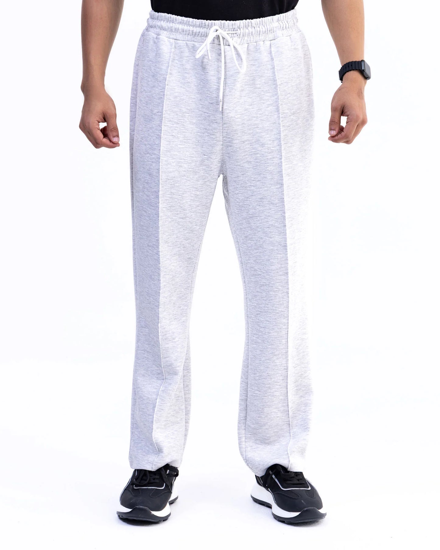 Heather Grey Pleated Trouser