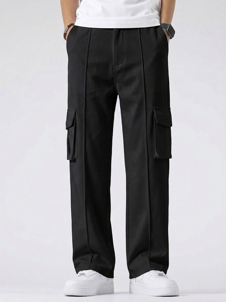 Black Pocket Cargo Trouser