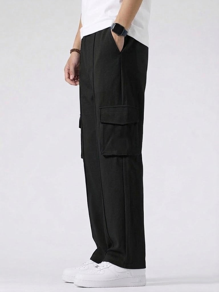 Black Pocket Cargo Trouser
