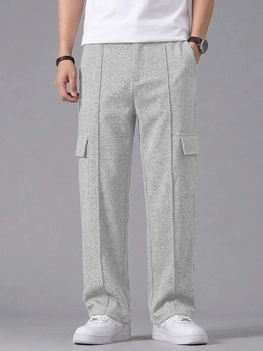 Grey Pocket Cargo Trouser