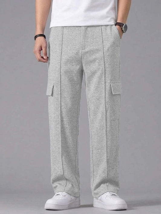 Grey Pocket Cargo Trouser