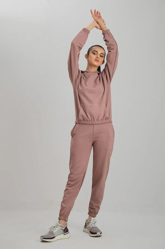 T-Pink Tracksuit with warm hoodie and pant